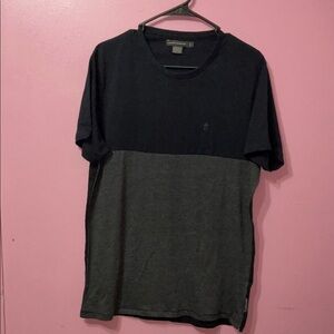 French Connection Black and Gray T shirt Men's size xl